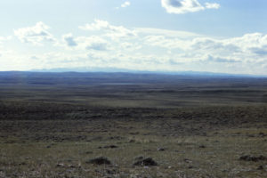 Scenic view of "Coyote Lake" 1987-06-28, #2122; has fairy shrimp; Lander BLM Office