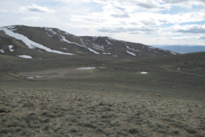 Scenic view of Austin Summit Ponds 2013-04-14, #04, Toiyabe Range; has fairy shrimp; Austin Ranger District, Humboldt-Toiyabe National Forest