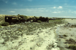 Scenic view of "Brannan Reservoir" 1993-06-12, #0511; has fairy shrimp; Rock Springs BLM Office