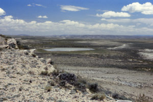 Scenic view of Cuesta Pond 1987-06-28, #2720; had fairy shrimp earlier; Rock Springs BLM Office