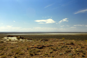 Scenic view of "Lost Creek Lake" 1988-06-05, #0102; lacks fairy shrimp; Lander BLM Office