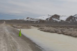 Scenic view of North Smith Creek Playa Channel Ponds 2019-03-19, #05; has fairy shrimp; Mount Lewis BLM Office