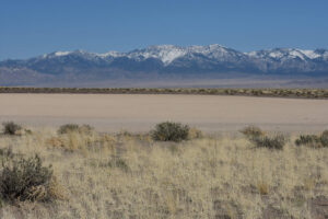 Scenic view of Little Cliff Ridge Pond #2 2023-04-14, #09; dry; Tonopah BLM Office