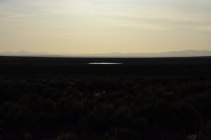 Scenic view of Owyhee "Shallow Lake" 2023-04-27, #39; has fairy shrimp; Tuscarora BLM Office