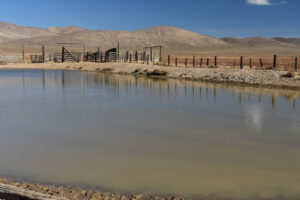 Scenic view of Win Wan Corral Pond 2023-10-24, #10; lacks fairy shrimp; Stillwater BLM Office