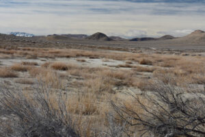 Scenic view of Bass Flat Southwest Pond 2024-02-15, #02, dry; Stillwater BLM Office